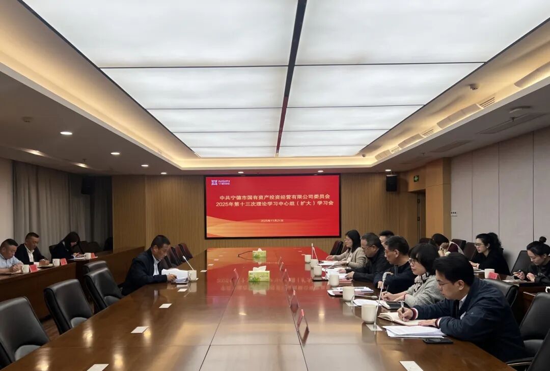 【党的建设】市k8凯发天生赢家公司召开2025年第十三次党委理论进建中心组（扩大）进建会
